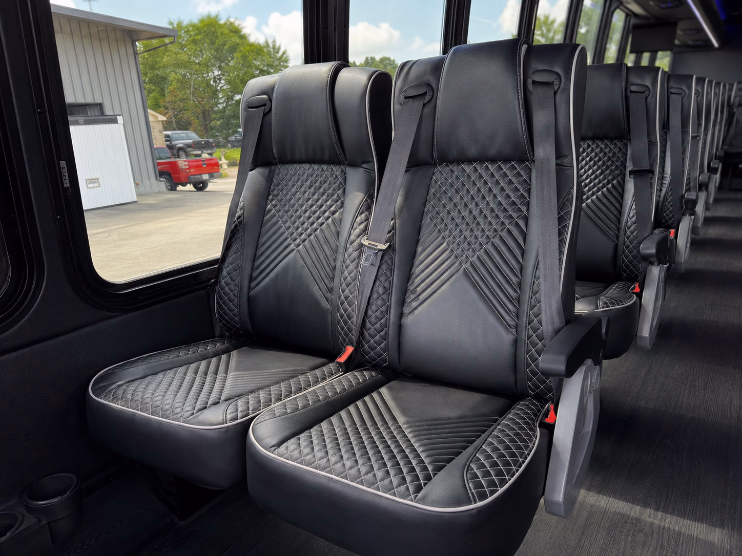 bowling green charter bus rental interior