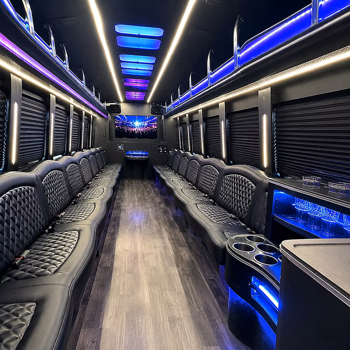 bowling green party bus rentals inside